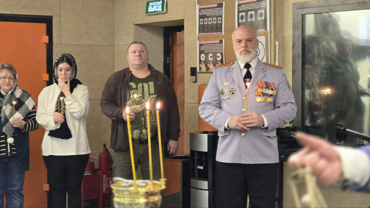 Торжественное освящение Стрелкового клуба «Гепард» в День защитника Отечества!